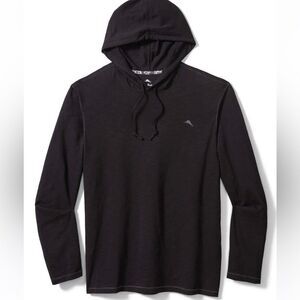 Tommy Bahama Bali Beach Men's Black Hoodie size XLT/TGL